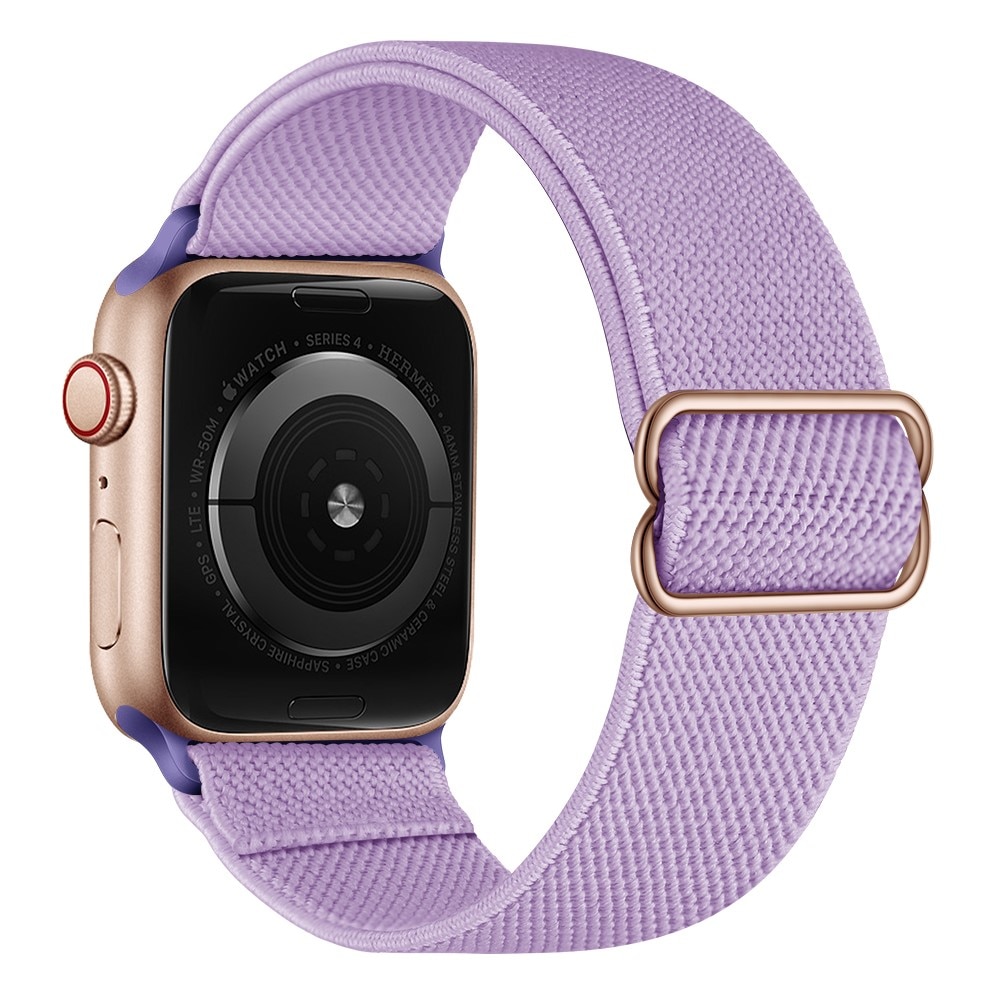 Elastisk Nylonurrem Apple Watch 42mm lila