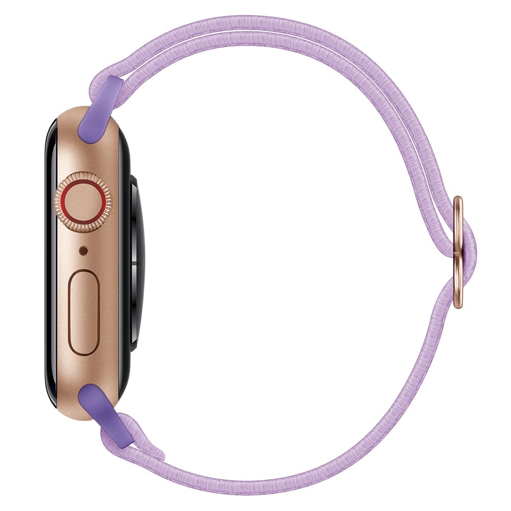 Elastisk Nylonurrem Apple Watch SE 40mm lila