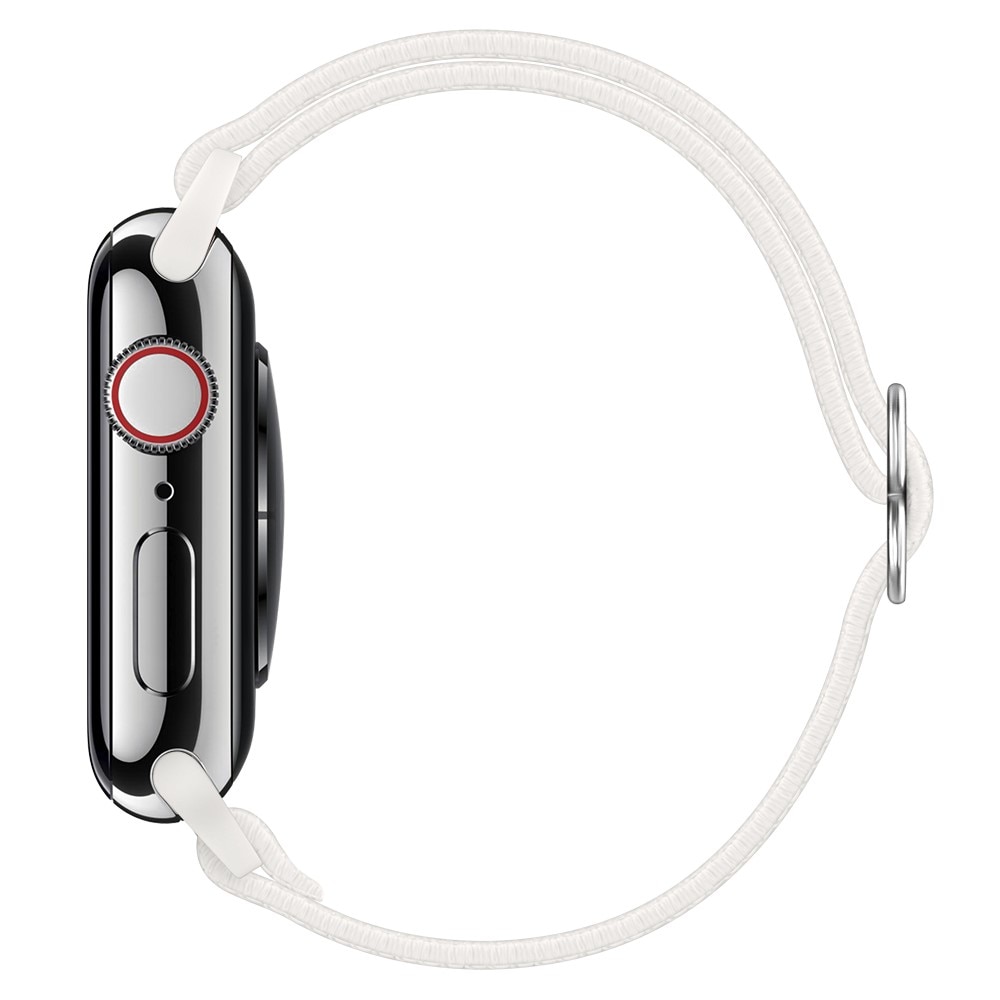 Elastisk Nylonurrem Apple Watch Ultra 49mm hvid