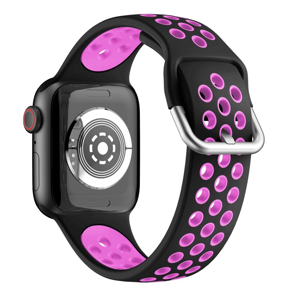 Silikonearmbånd Sport Apple Watch 38/40/41 mm lila