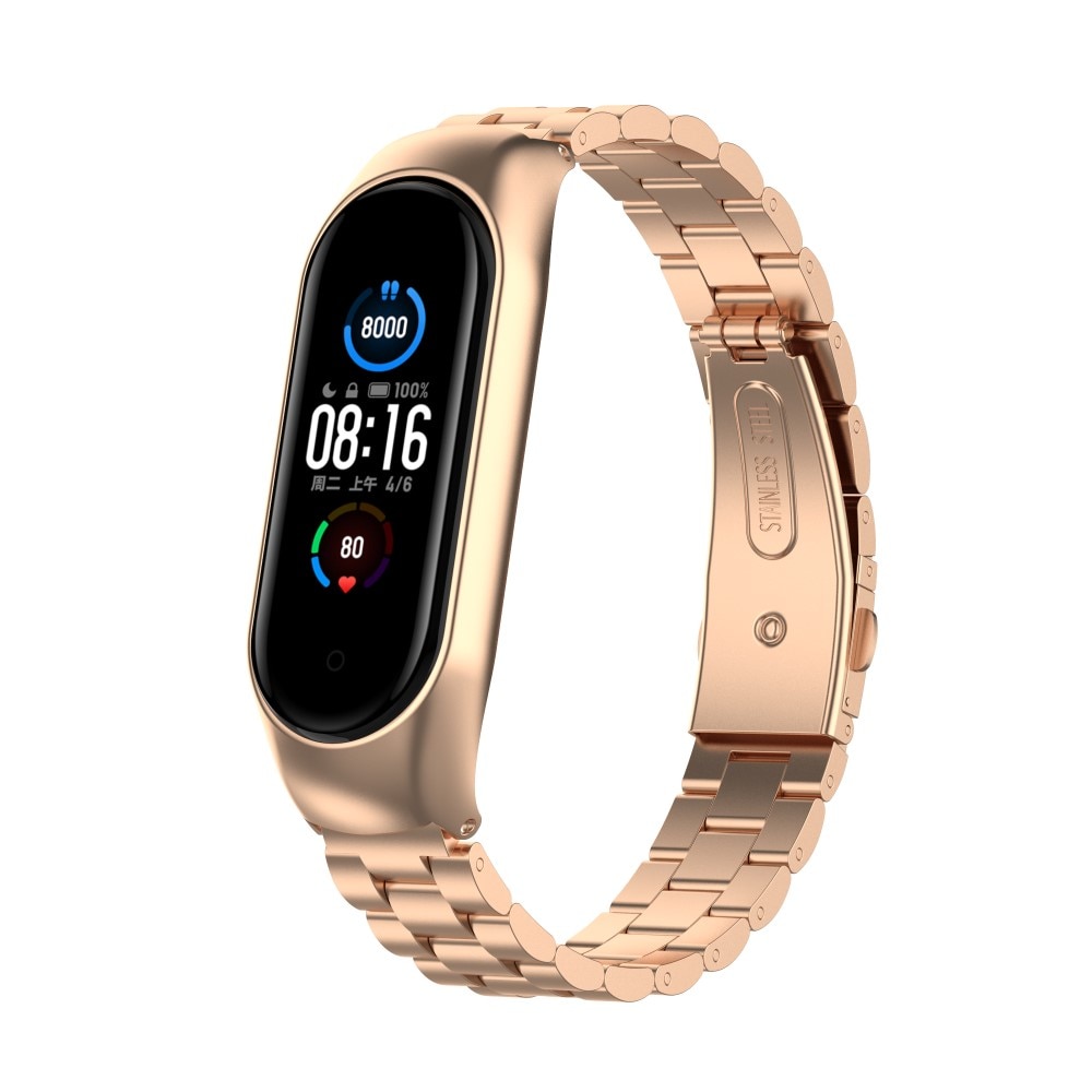 Metalarmbånd Xiaomi Mi Band 5/6 rose guld