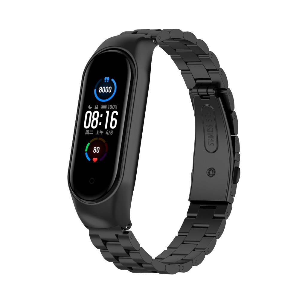 Metalarmbånd Xiaomi Mi Band 5/6 sort