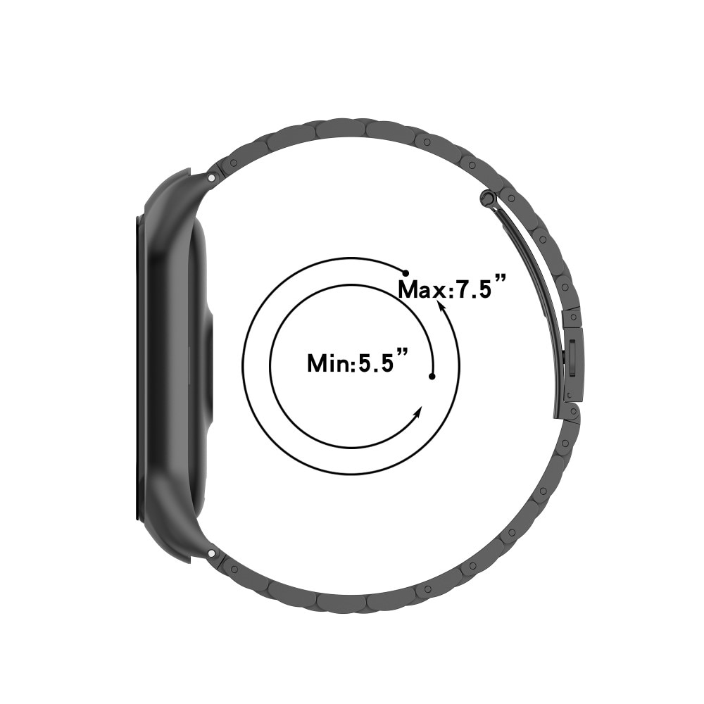 Metalarmbånd Xiaomi Mi Band 5/6 sort