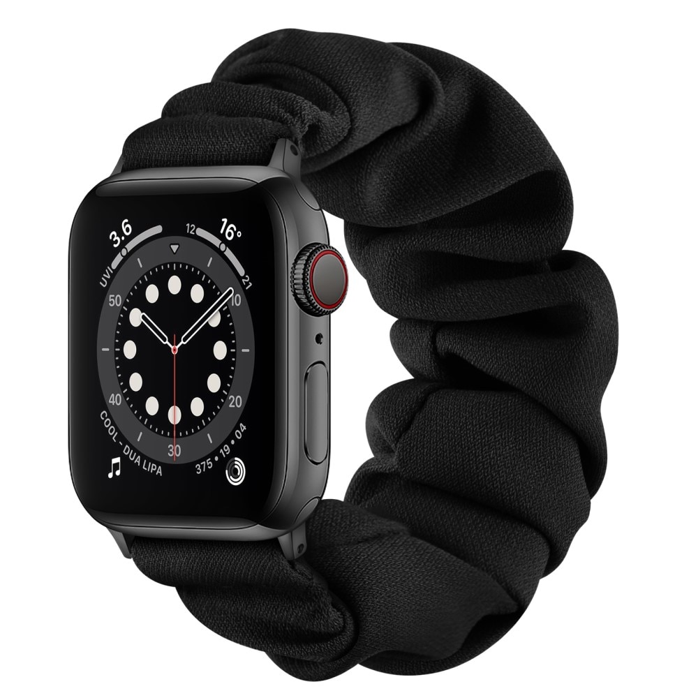 Scrunchie Armbånd Apple Watch 41mm Series 7 sort