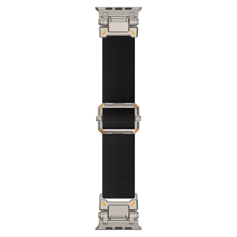 Endure Flex Nylon Strap Apple Watch Series 9 45mm Sort/titan