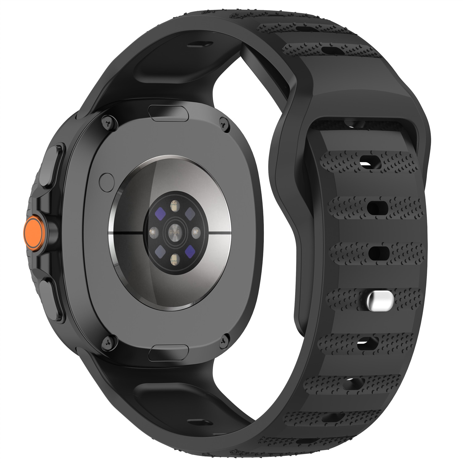 Rem af silikone til Samsung Galaxy Watch 8 40mm Sort