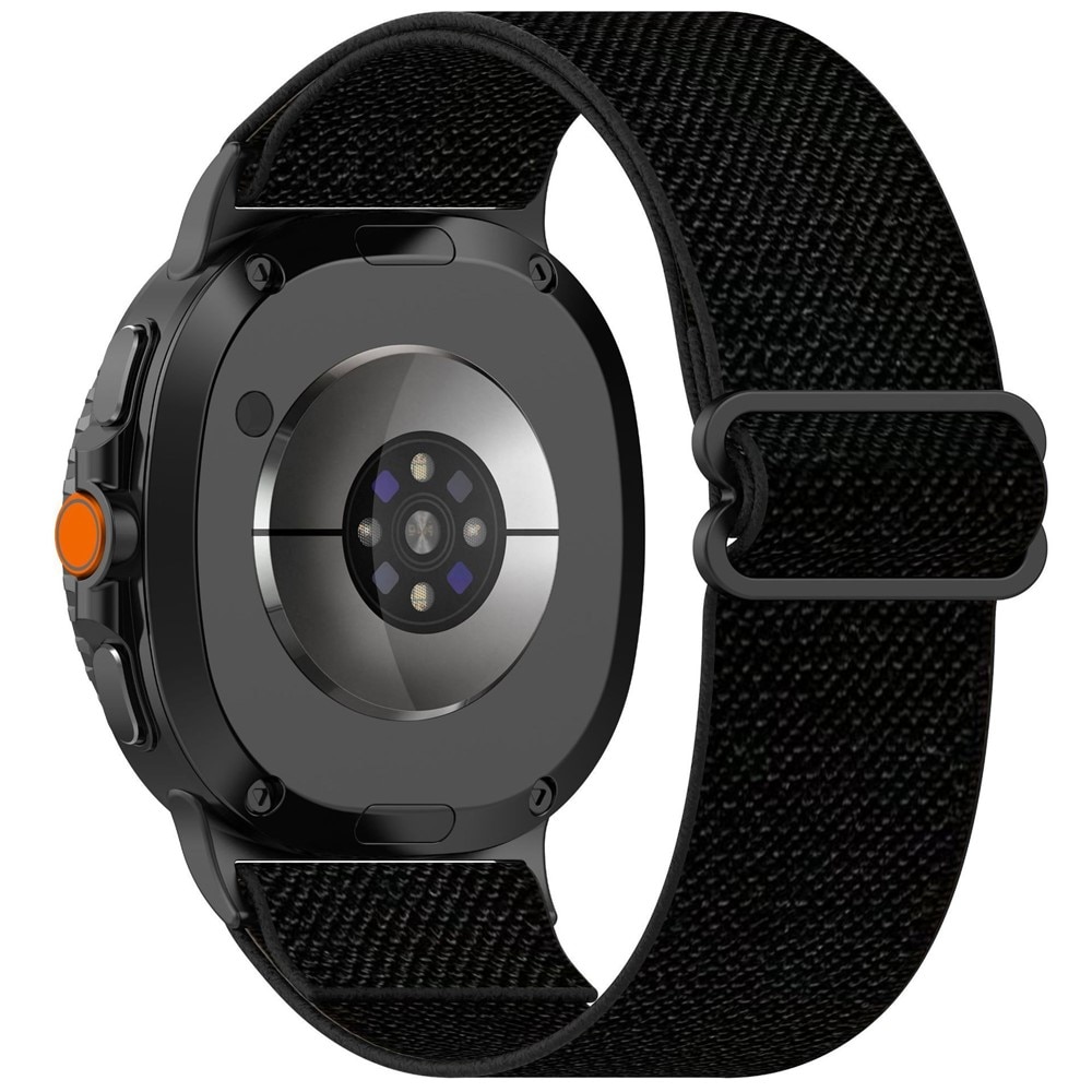 Elastisk Nylonurrem Samsung Galaxy Watch Ultra (2025) Sort