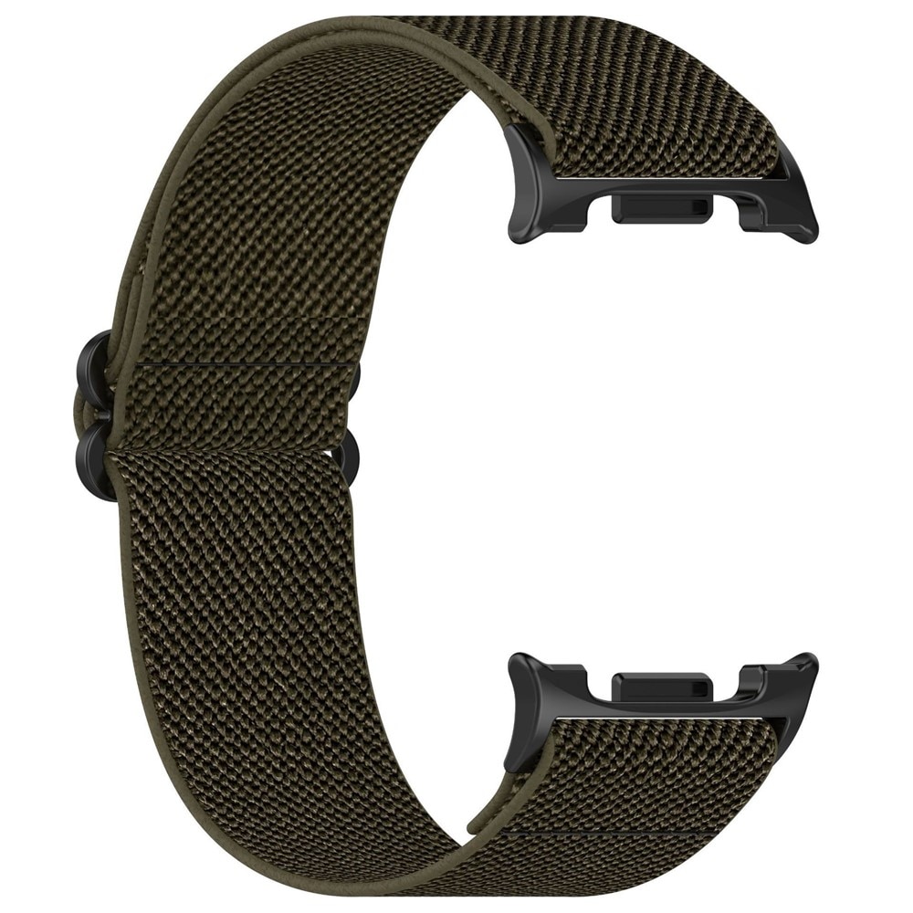 Elastisk Nylonurrem Samsung Galaxy Watch Ultra (2025) Mørkegrøn