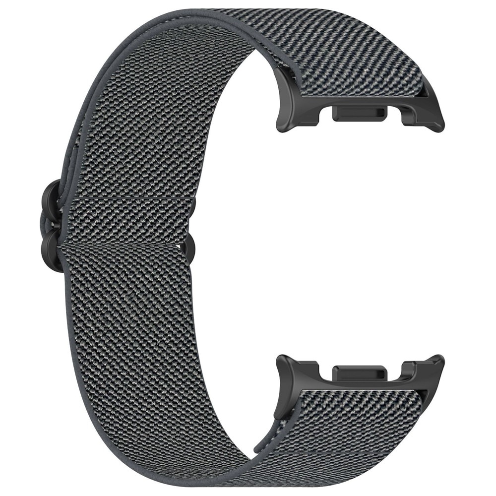 Elastisk Nylonurrem Samsung Galaxy Watch 8 Classic Mørkegrå