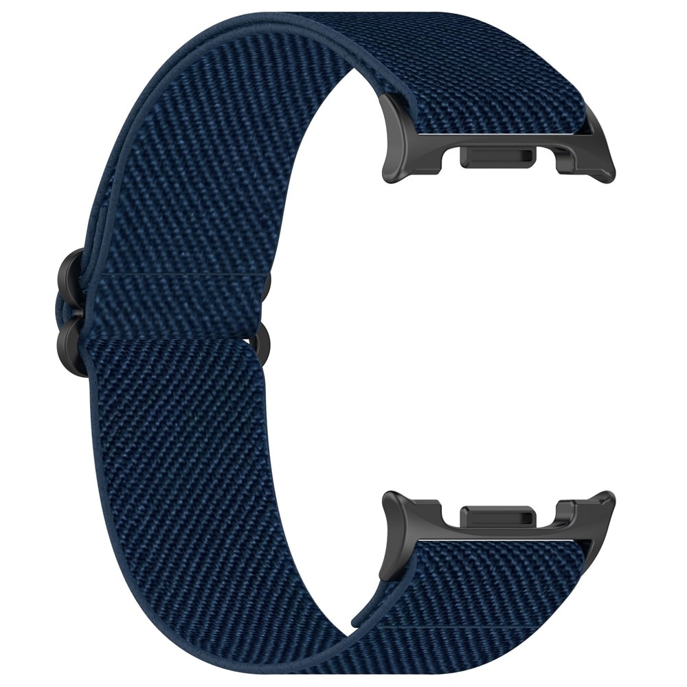 Elastisk Nylonurrem Samsung Galaxy Watch 8 Classic Mørkeblå
