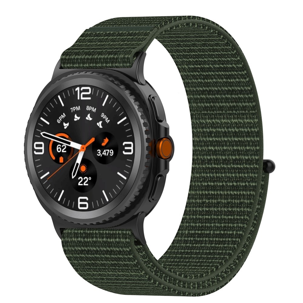 Nylonurrem Samsung Galaxy Watch 8 Classic Grøn