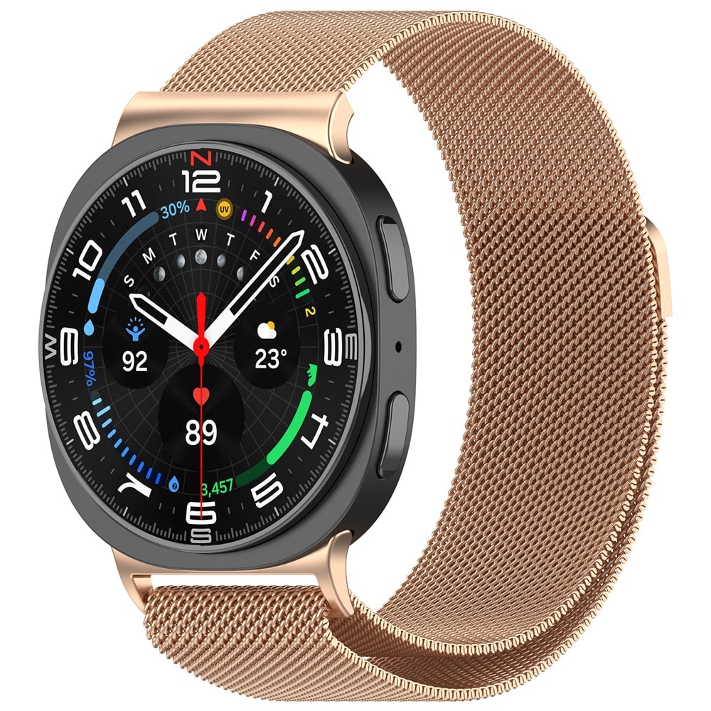 Armbånd Milanese Samsung Galaxy Watch 8 Classic Rose guld