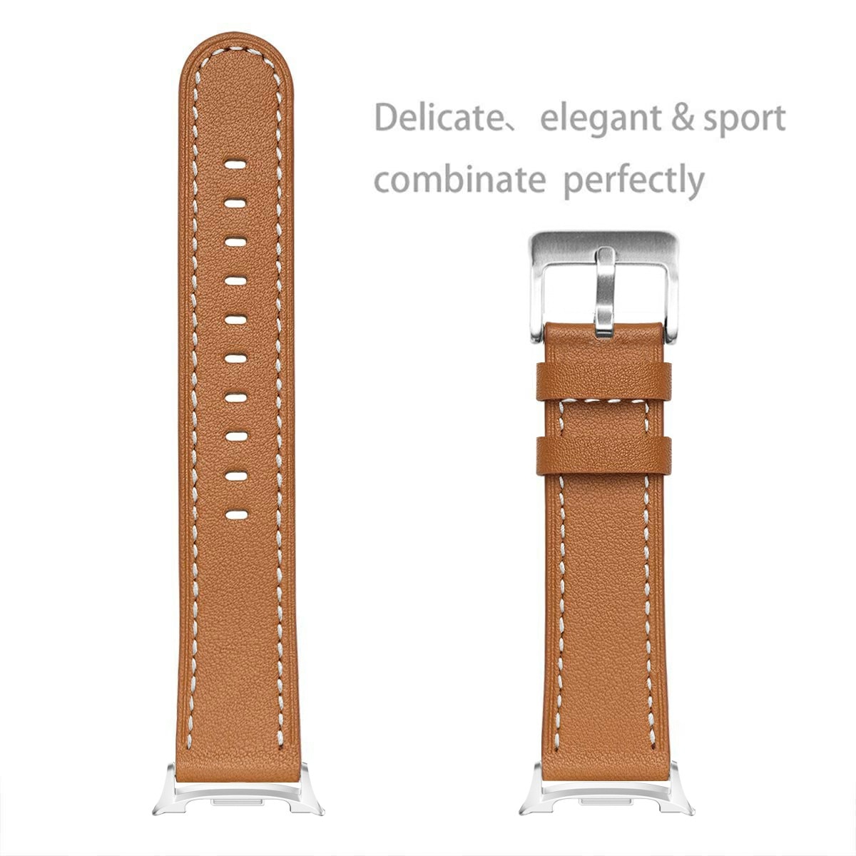 Læderrem Samsung Galaxy Watch 8 40mm Cognac