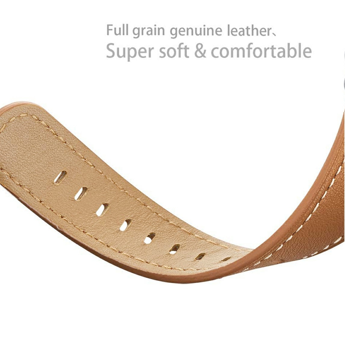 Læderrem Samsung Galaxy Watch 8 40mm Cognac