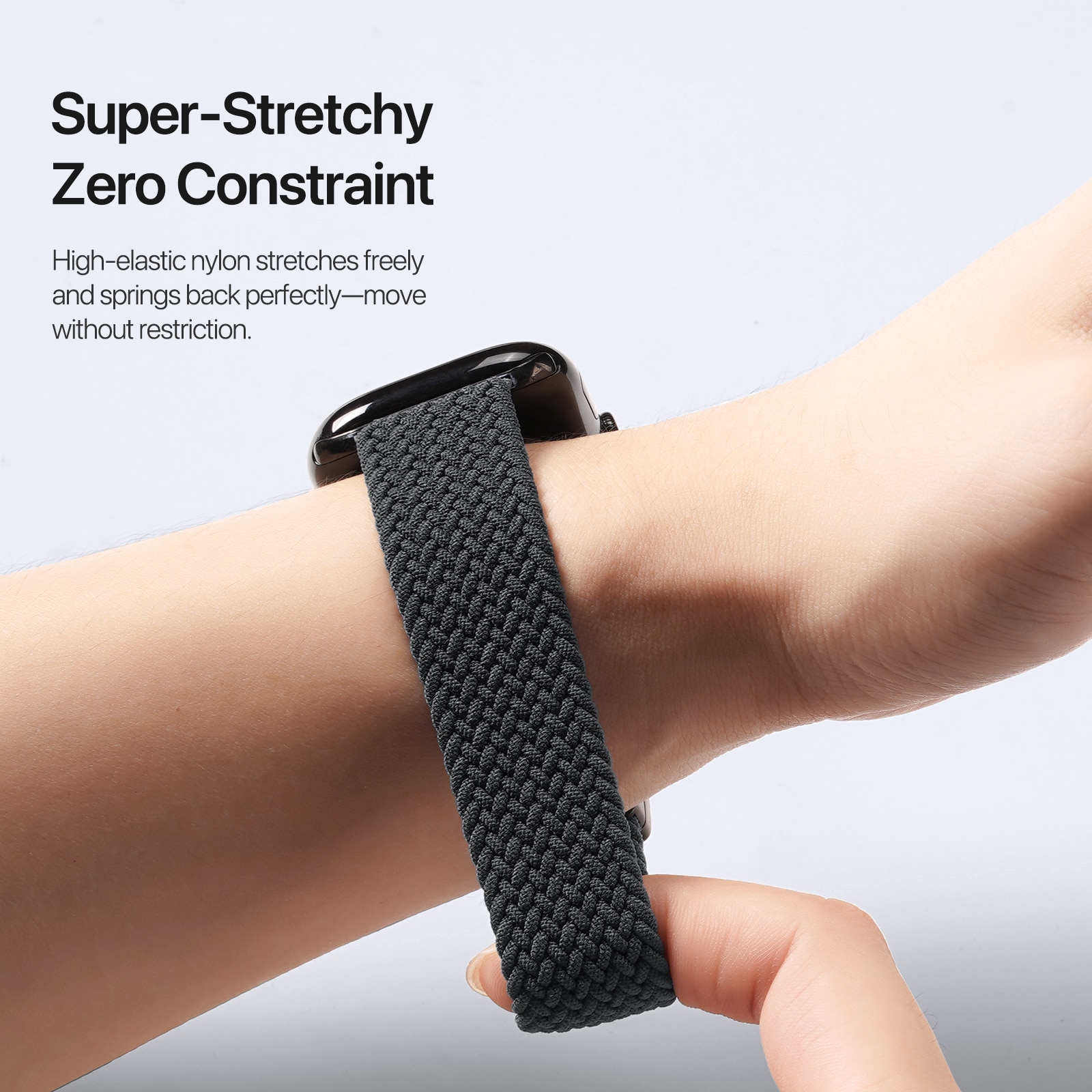 Nylon Woven Armbånd Apple Watch Series 4-6 44mm Navy