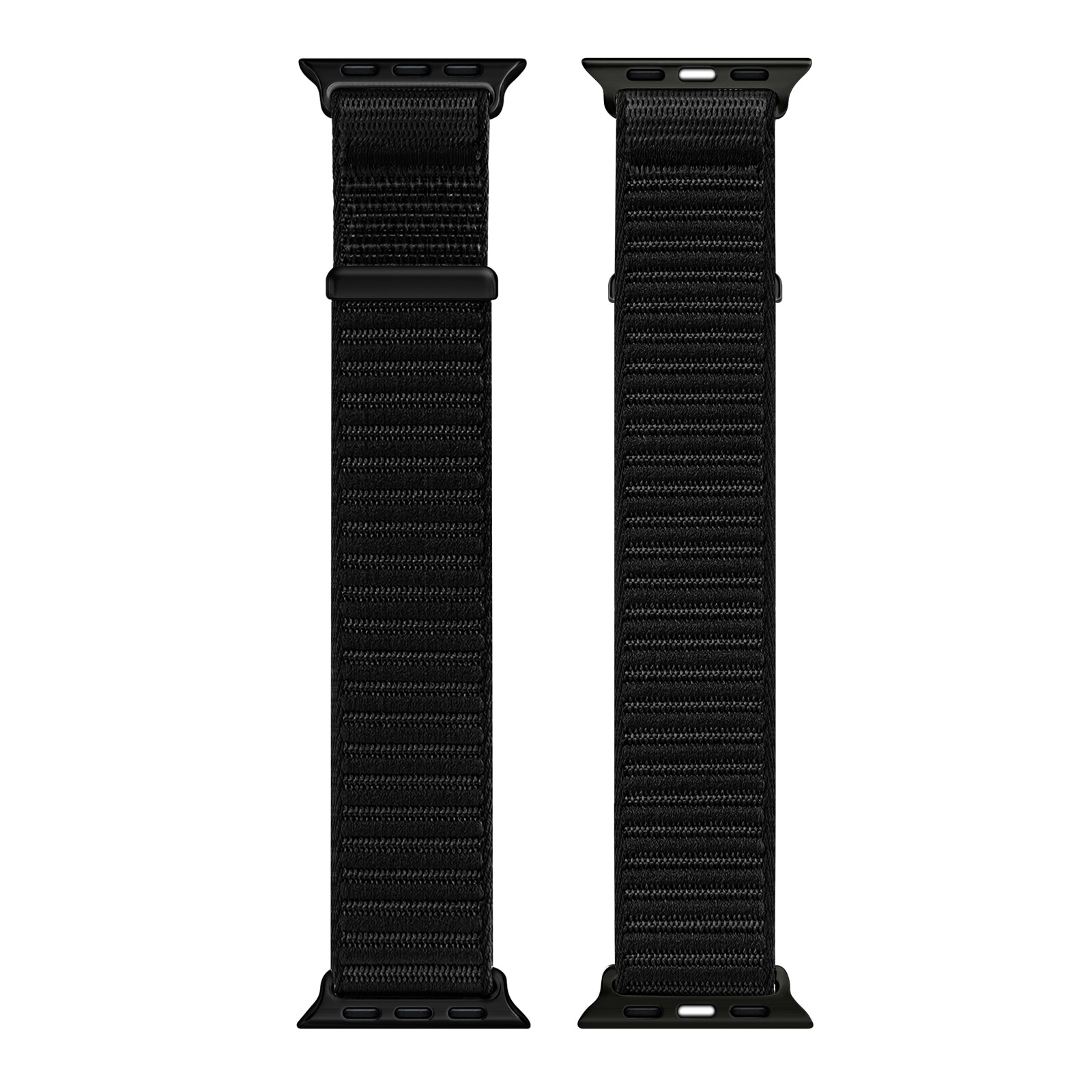 Nylon Armbånd Apple Watch Series 8 45mm Sort