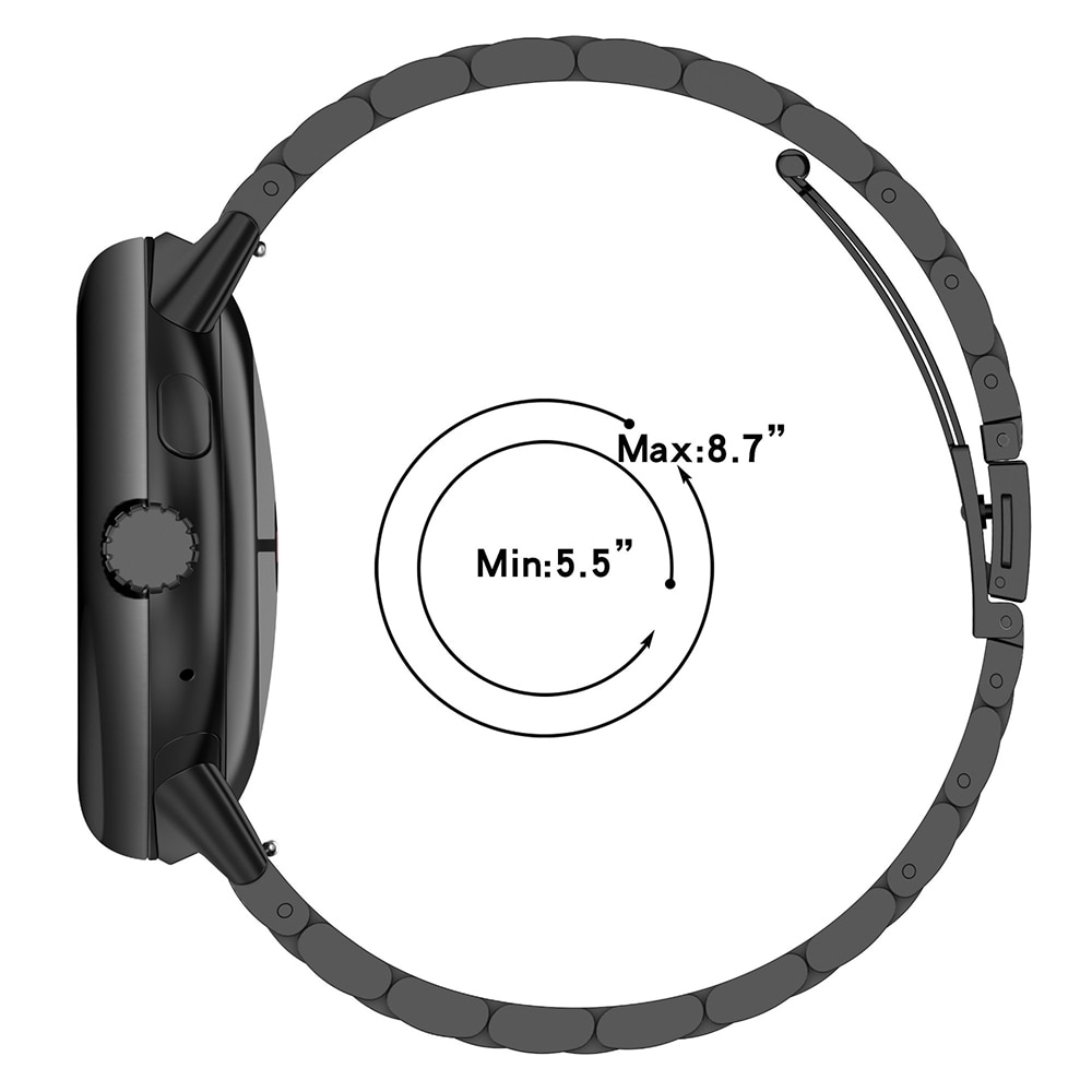 Titaniumarmbånd Google Pixel Watch 2 Sort