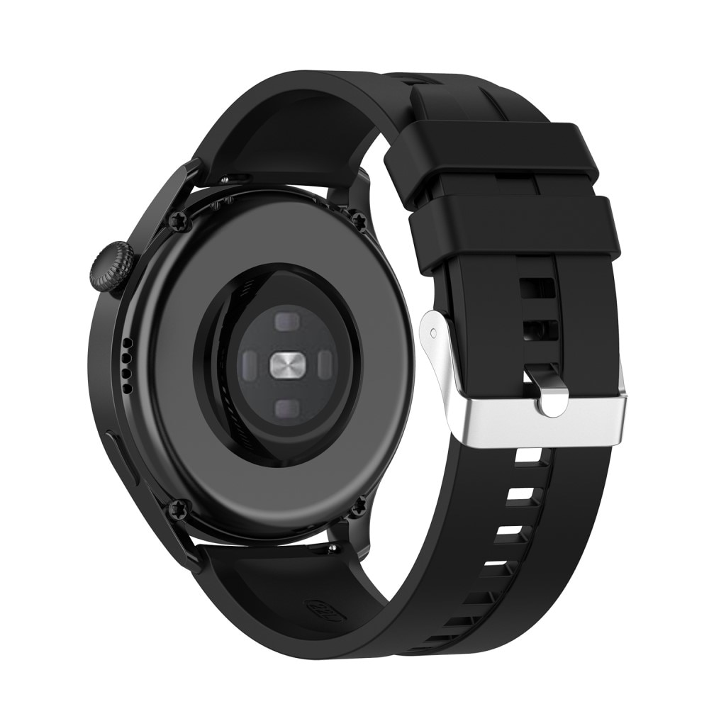 Rem af silikone til Huawei Watch 3/3 Pro sort