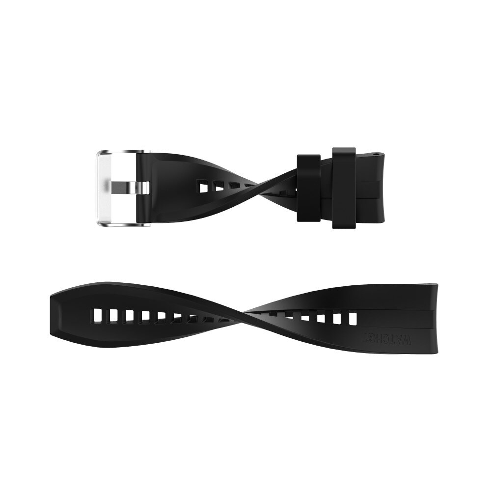 Rem af silikone til Huawei Watch 3/Watch 3 Pro Sort