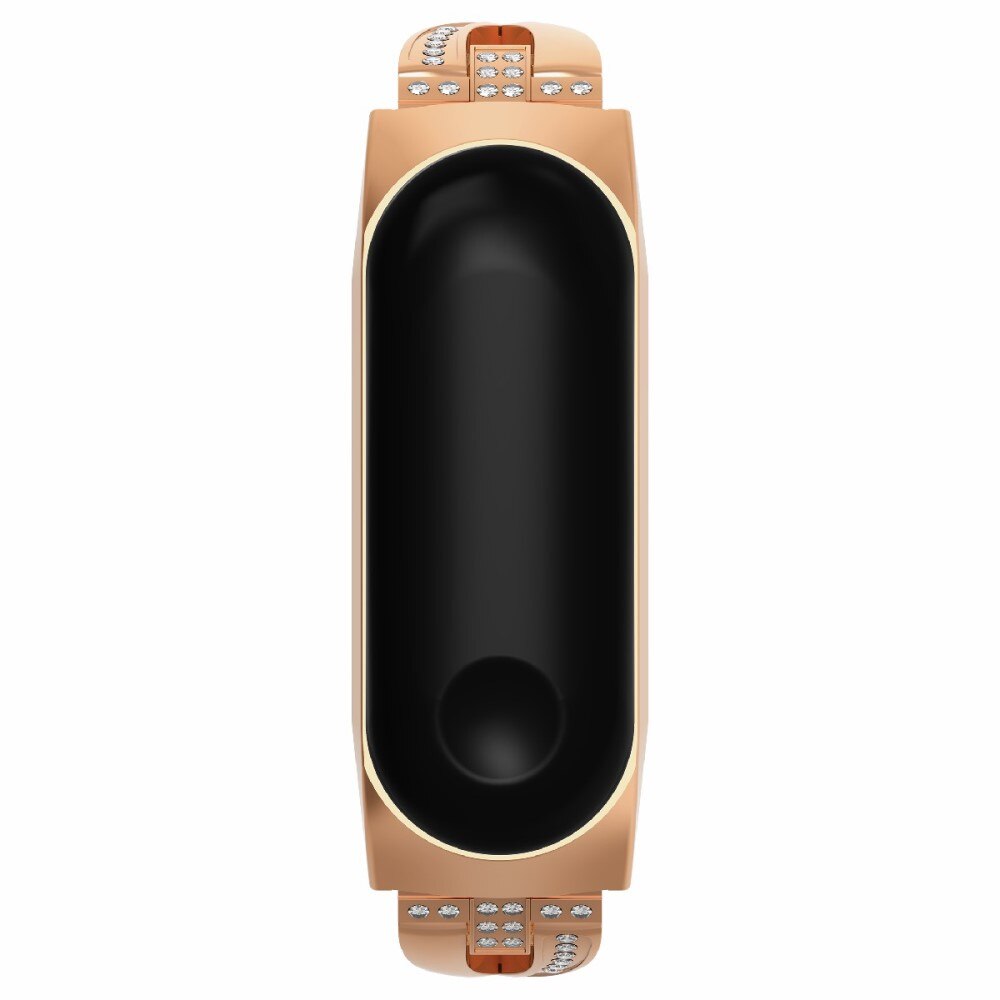 Crystal Bracelet Xiaomi Mi Band 3/4 rose guld