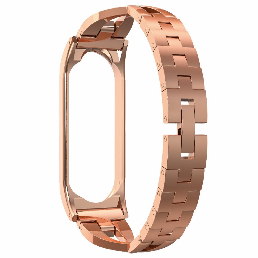 Crystal Bracelet Xiaomi Mi Band 3/4 rose guld