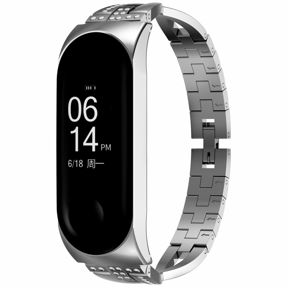 Crystal Bracelet Xiaomi Mi Band 5/6 Silver