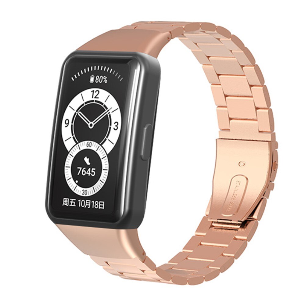 Metalarmbånd Huawei Band 6 rose guld