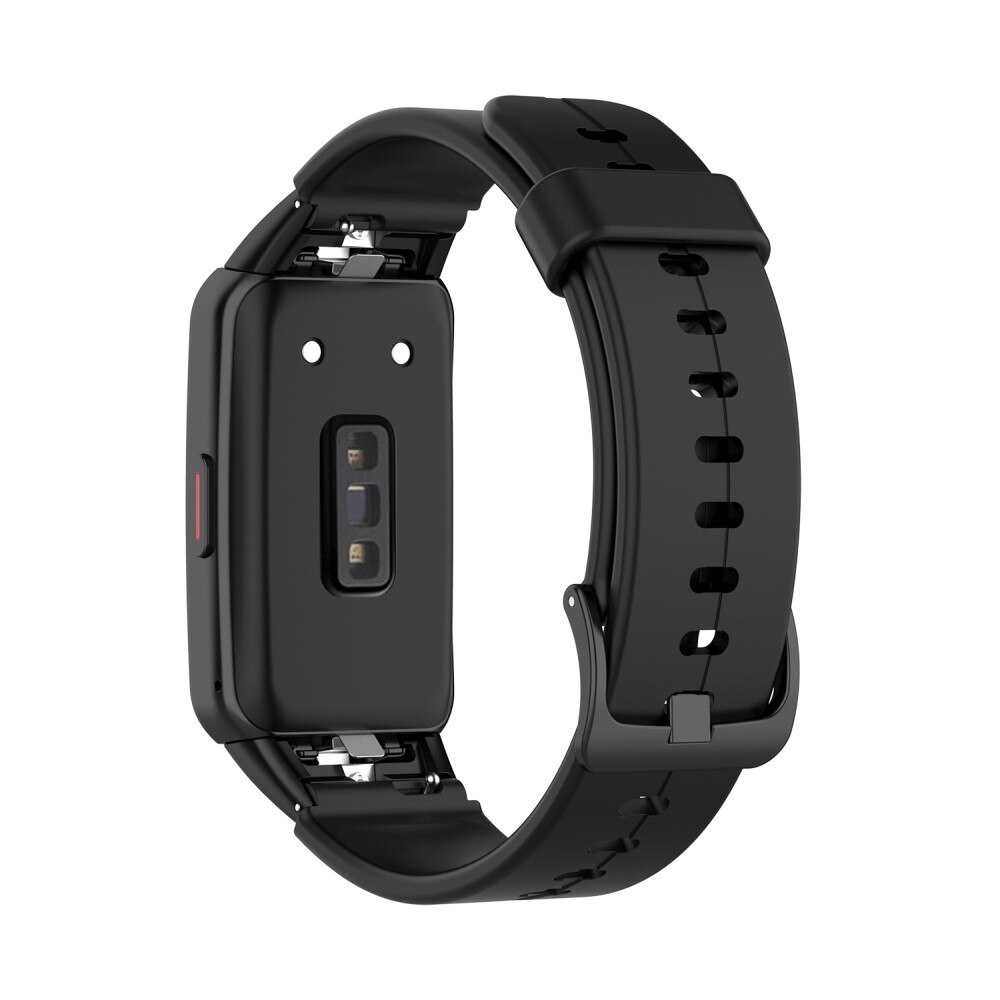 Rem af silikone til Huawei Band 6 Sort
