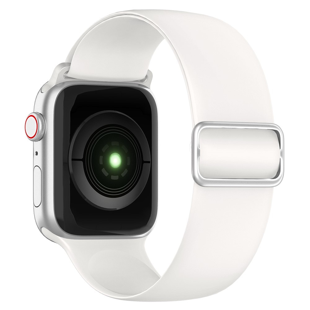 Elastisk Silikonearmbånd Apple Watch 42mm hvid