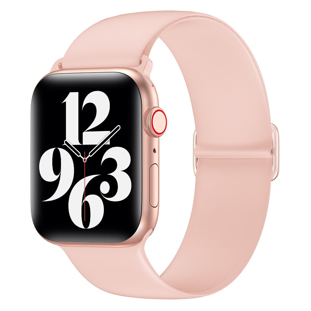 Elastisk Silikonearmbånd Apple Watch 38/40/41mm lyserød