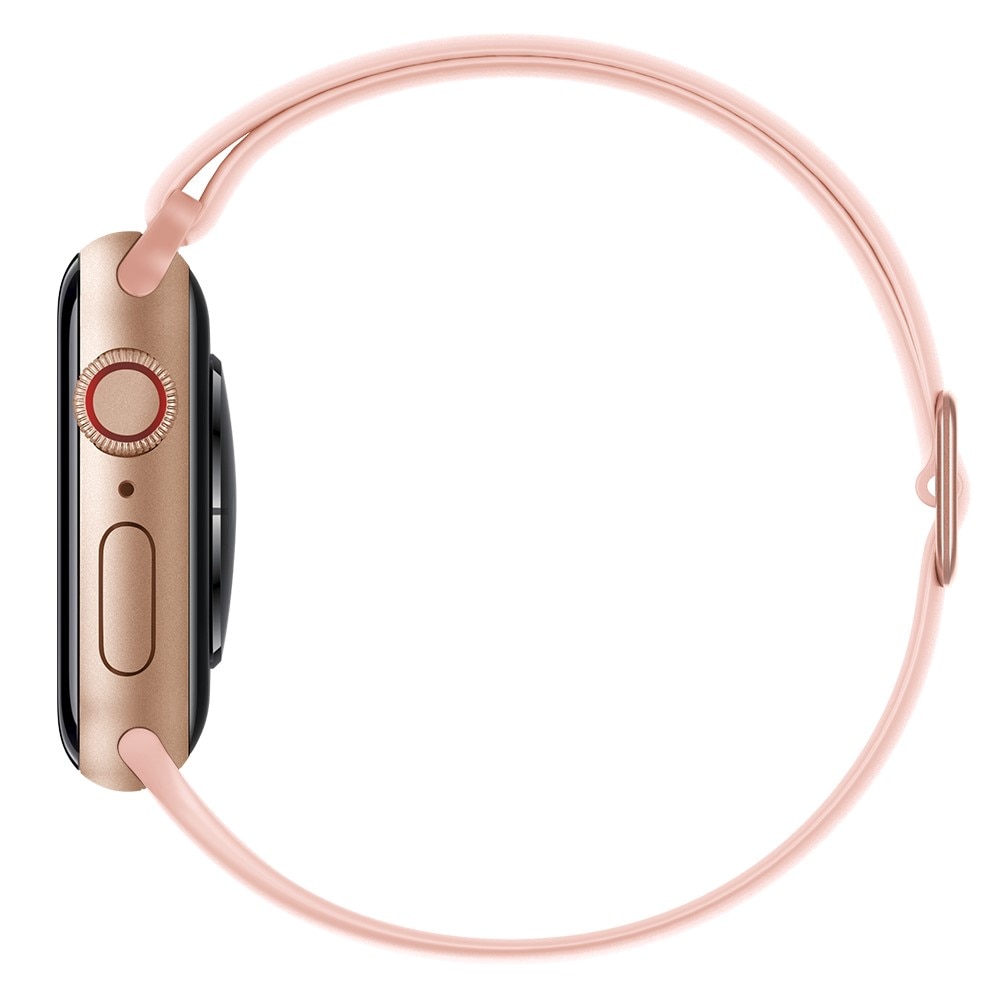 Elastisk Silikonearmbånd Apple Watch 40mm lyserød