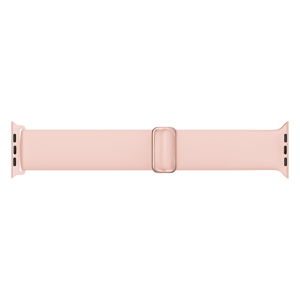 Elastisk Silikonearmbånd Apple Watch 41mm Series 8 lyserød