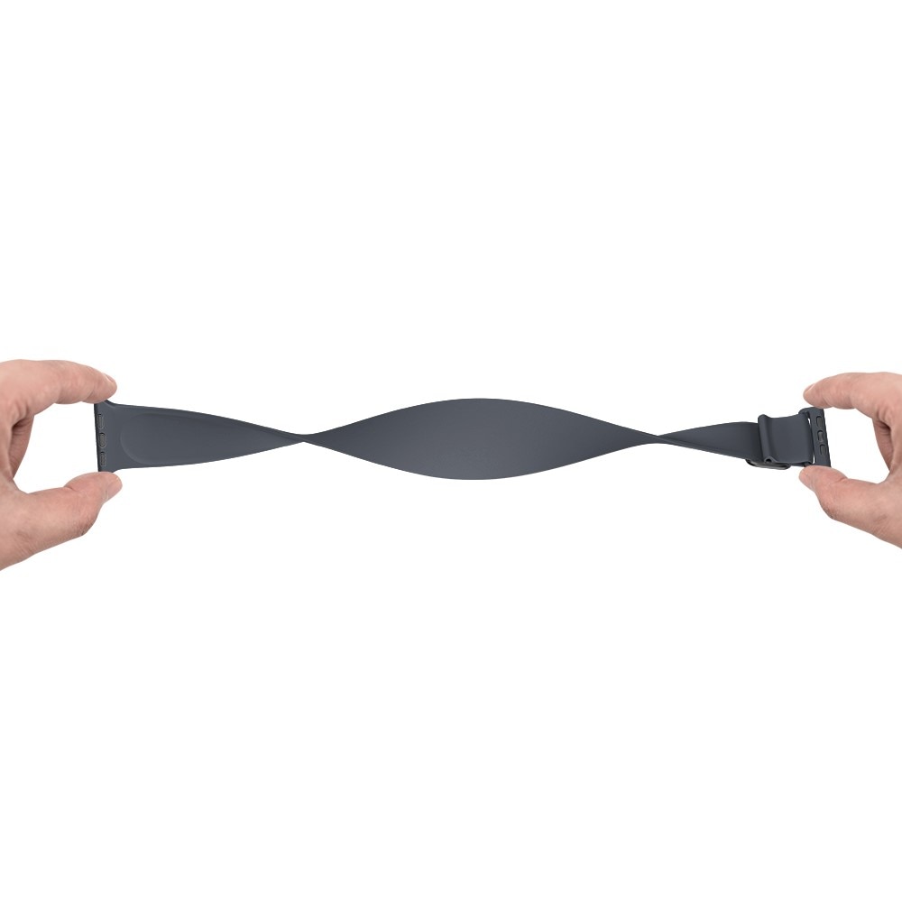 Elastisk Silikonearmbånd Apple Watch Ultra 2 49mm grå