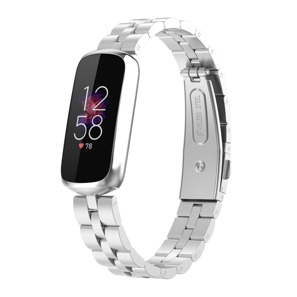 Metalarmbånd Fitbit Luxe sølv