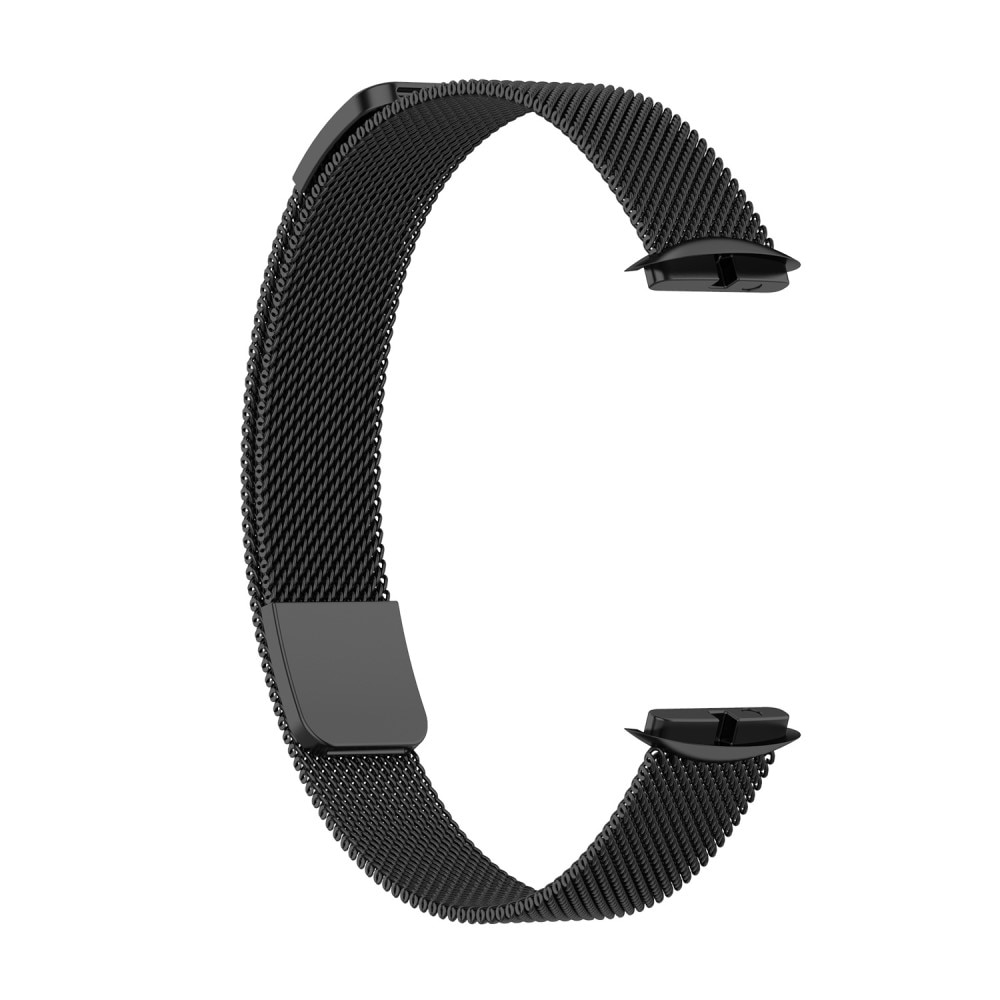 Armbånd Milanese Fitbit Luxe sort