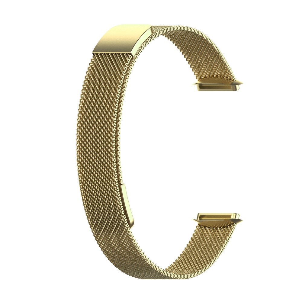 Armbånd Milanese Fitbit Luxe Guld