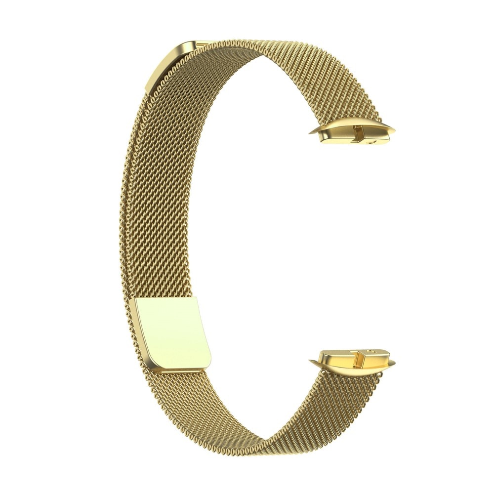 Armbånd Milanese Fitbit Luxe Guld