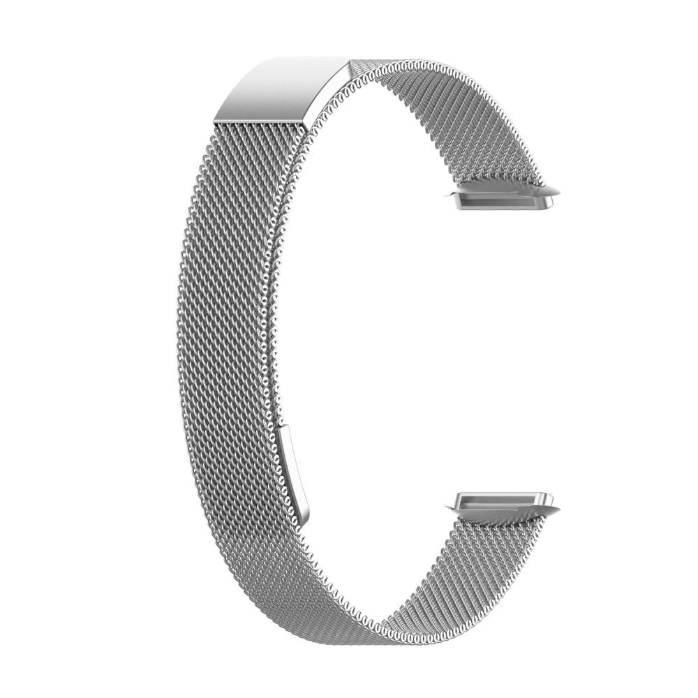 Armbånd Milanese Fitbit Luxe Sølv