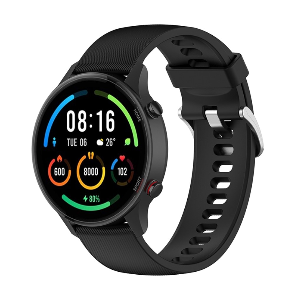 Rem af silikone til Xiaomi Mi Watch sort