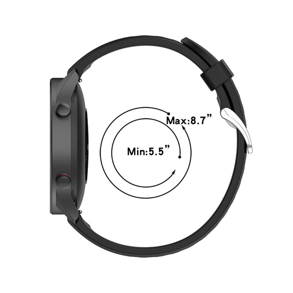 Rem af silikone til Xiaomi Mi Watch sort