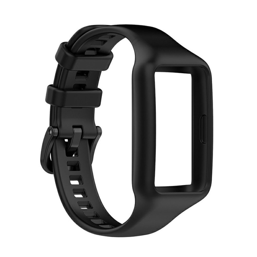 Rem af silikone til Huawei Band 6 Sort