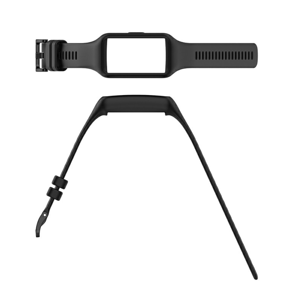 Rem af silikone til Huawei Band 6 Sort