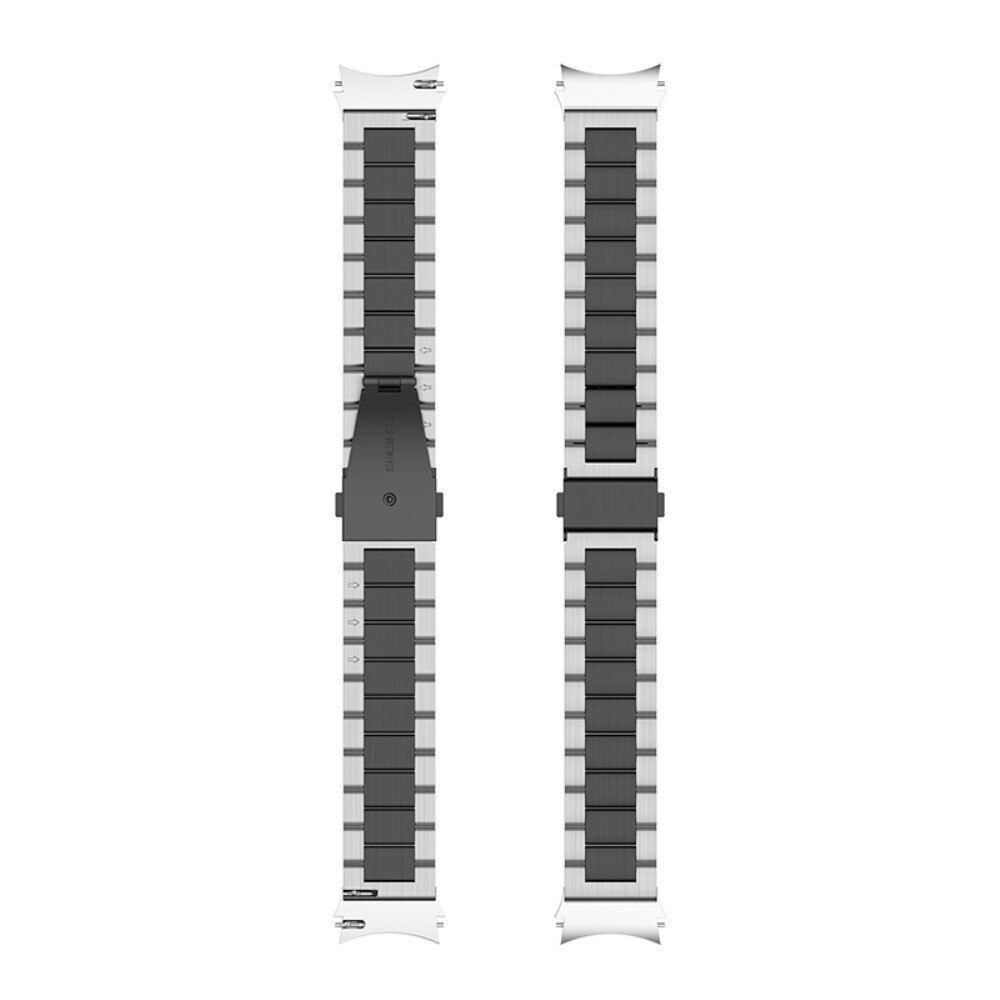 Metalarmbånd Samsung Galaxy Watch 4 44mm/Classic 46mm sølv/sort