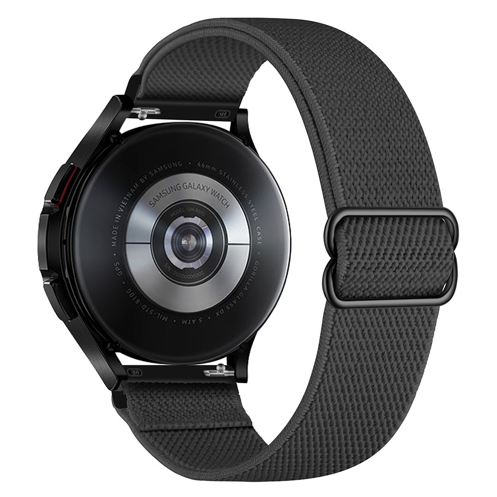 Elastisk Nylonurrem Huawei Watch GT 4 46mm mørkegrå