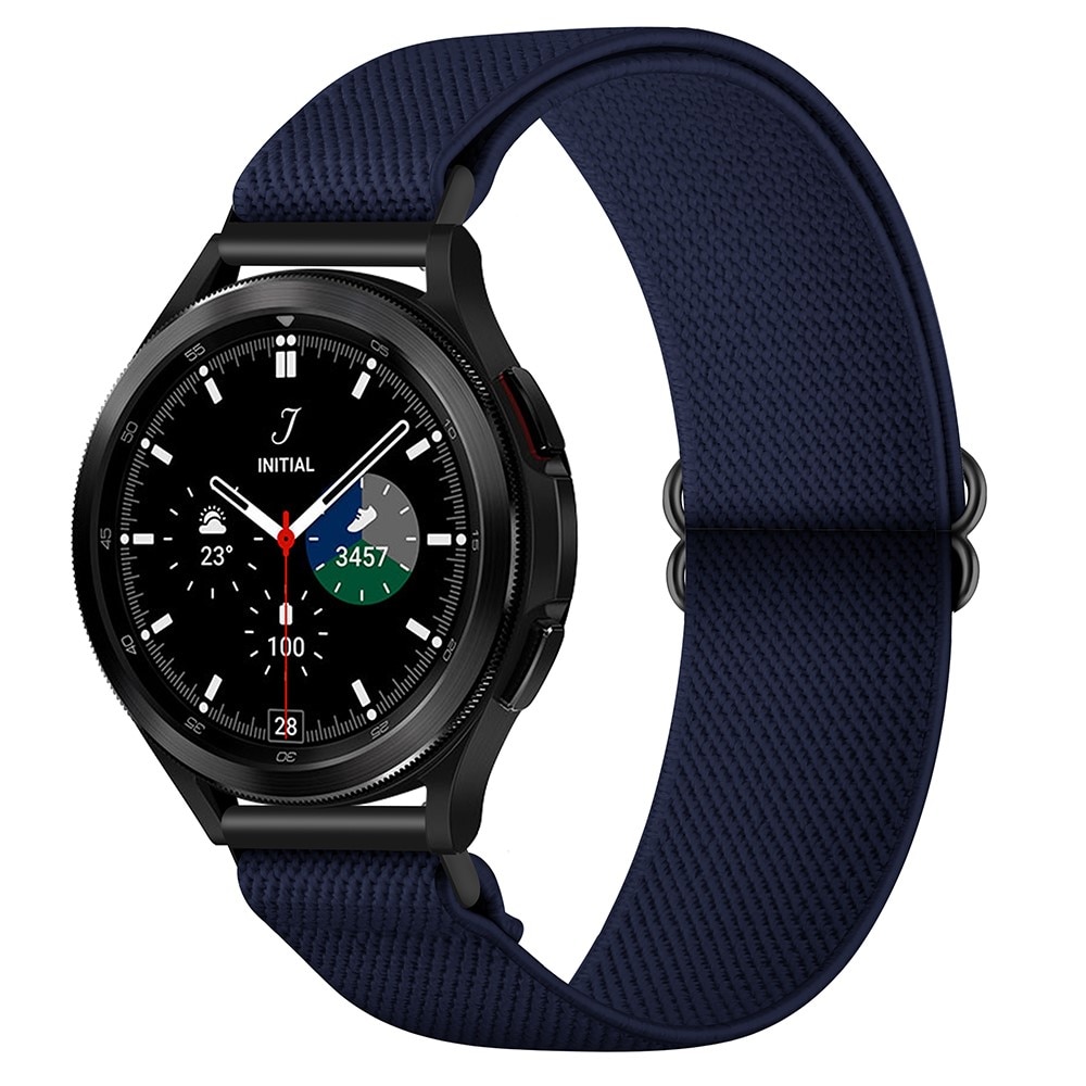 Elastisk Nylonurrem Samsung Galaxy Watch 5 40mm mørkeblå