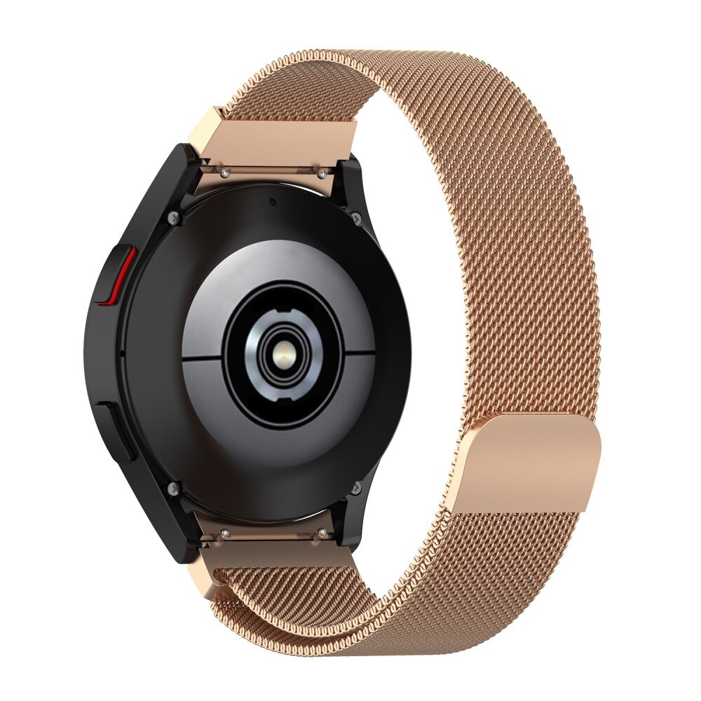 Full Fit Armbånd Milanese Samsung Galaxy Watch 6 Classic 43mm rose guld