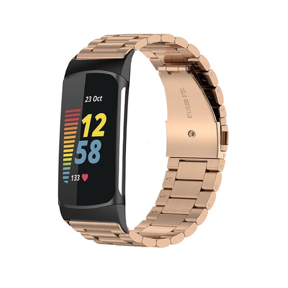 Metalarmbånd Fitbit Charge 5 rose guld