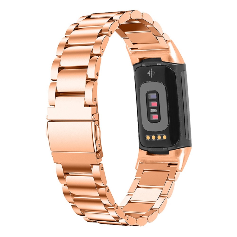 Metalarmbånd Fitbit Charge 6 rose guld