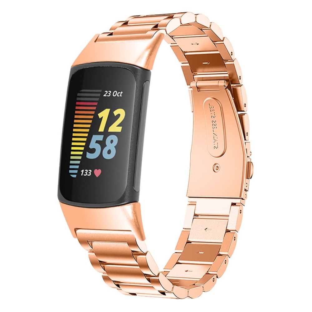 Metalarmbånd Fitbit Charge 5 rose guld