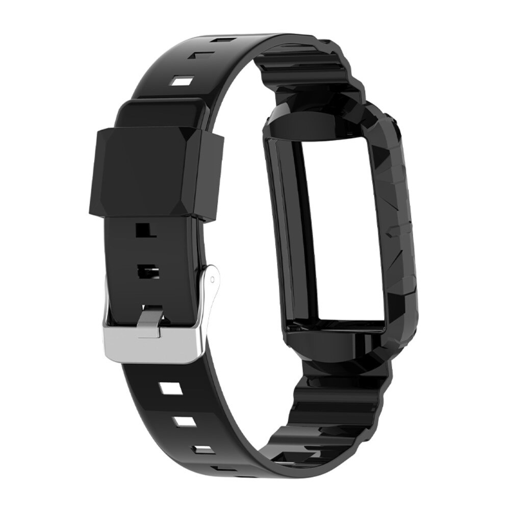 Rem af silikone til cover Fitbit Charge 3/4/5 sort